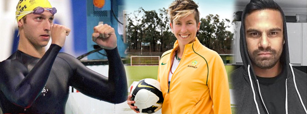 Ian Thorpe, Sally Shipard and Casey Conway